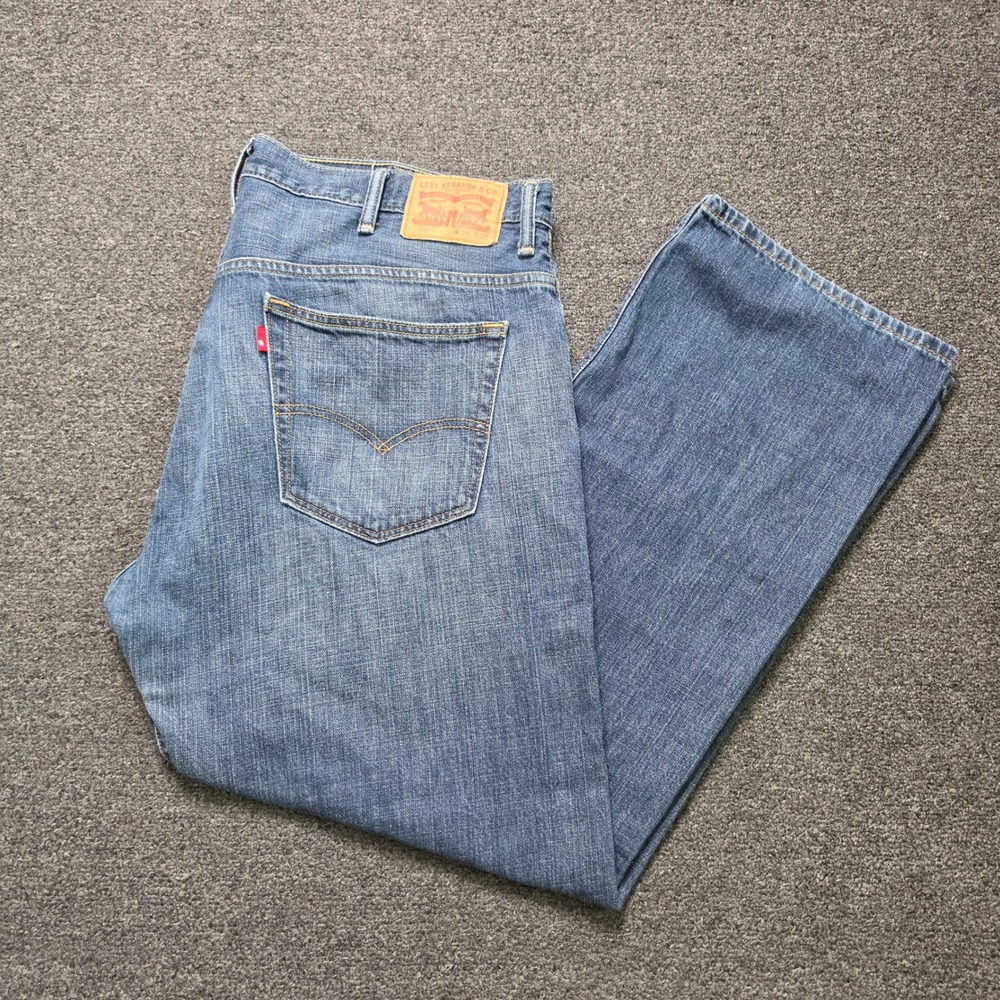 Levi's 559 Relaxed Straight Blue Jeans Mens 38x32 Medium Wash Denim Casual Work - Picture 9 of 9